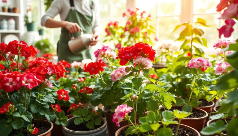 Jak pielęgnować pelargonie, aby obficie kwitły?