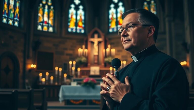 Religijne życzenia dla księdza